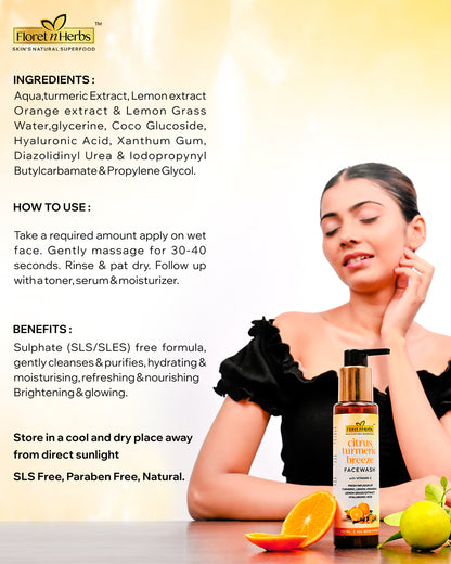 Citrus Turmeric Breeze Facewash