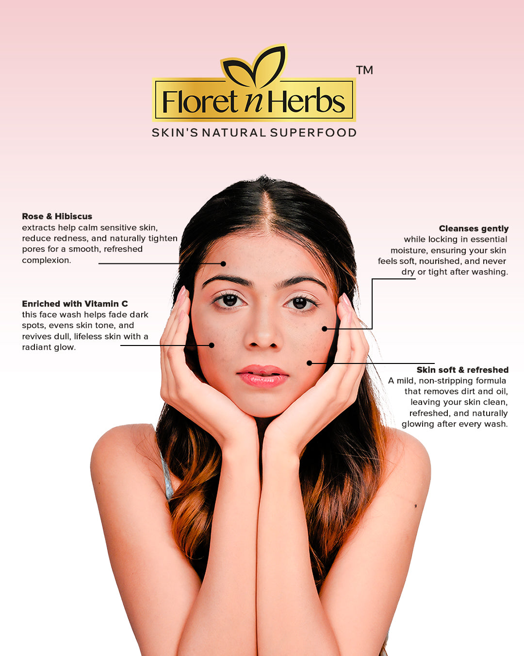 Rose & Hibiscus Facewash