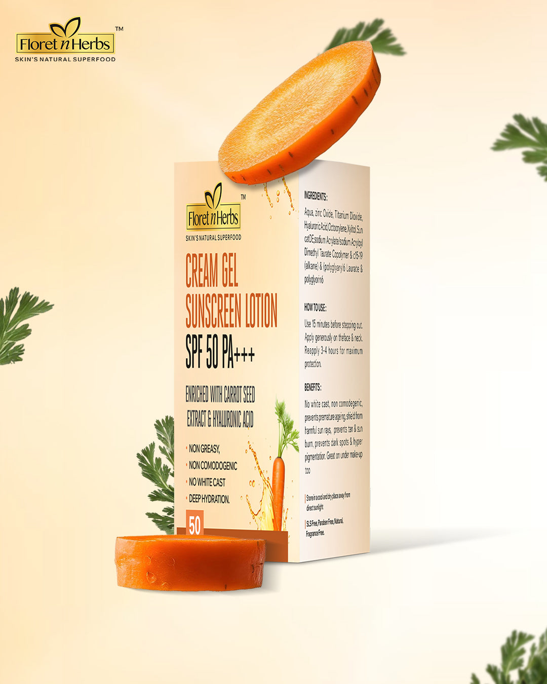 Cream Gel Sunscreen Lotion