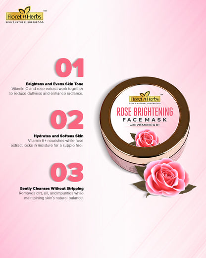 Rose Brightening Face Mask